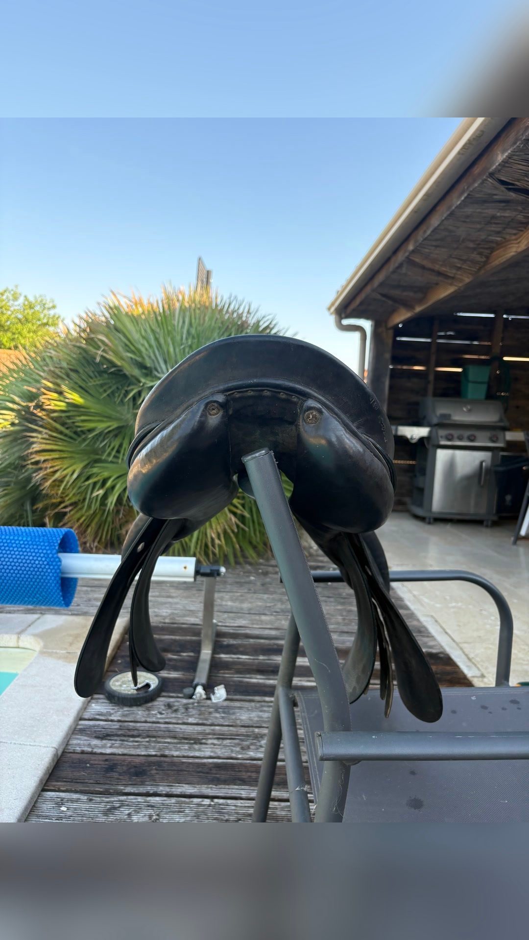 Selle Forestier en cuir noir, média 4