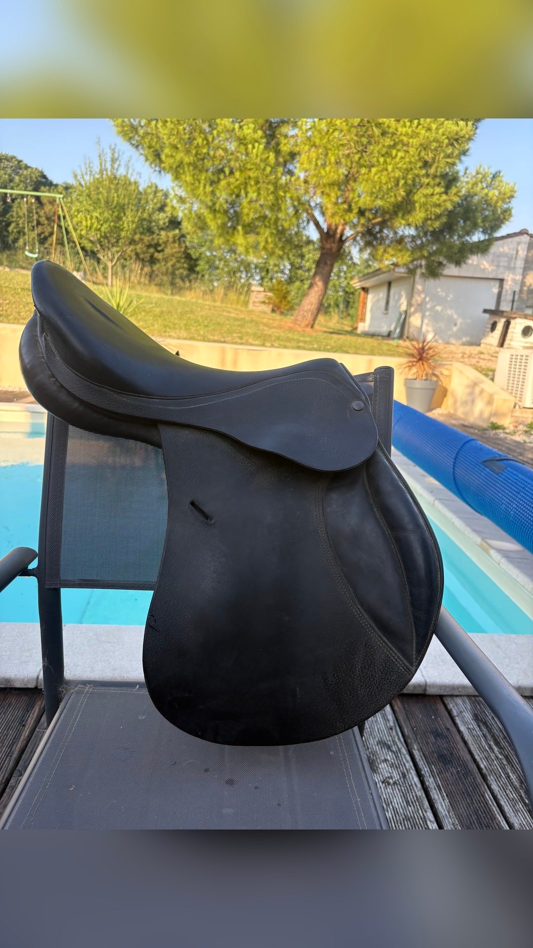 Selle Forestier en cuir noir, média 3