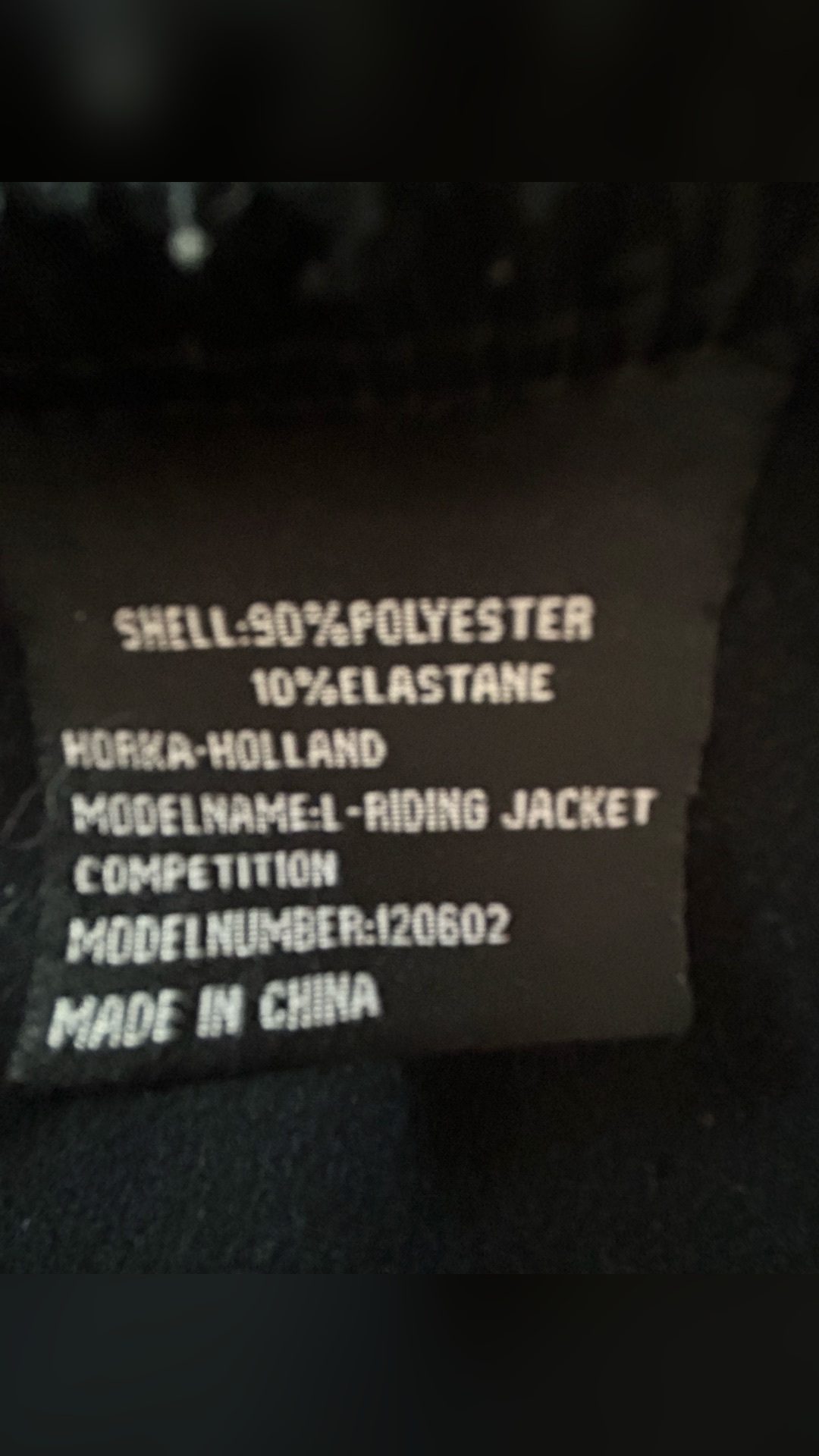 Veste de concours XS, très bon état, média 4