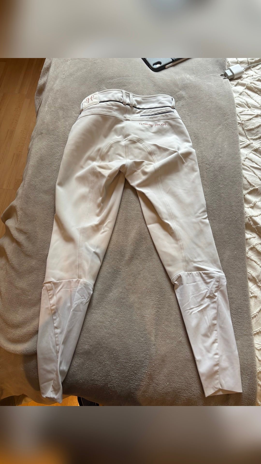 Pantalon blanc Horse Pilot, média 3