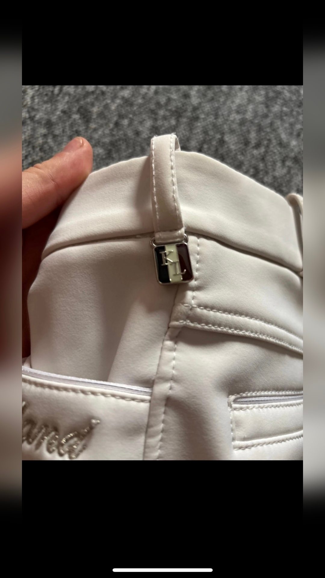 Pantalon blanc, média 5