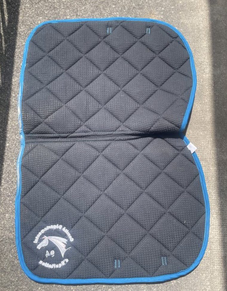 Tapis mixte Paddock Sport bleu canard, média 4