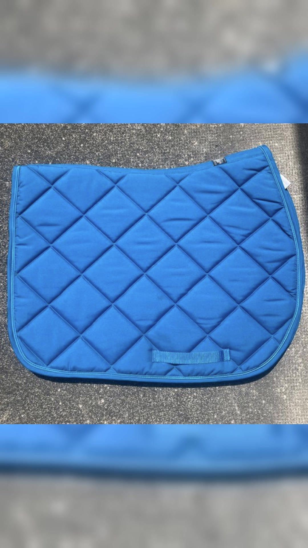 Tapis mixte Paddock Sport bleu canard, média 2