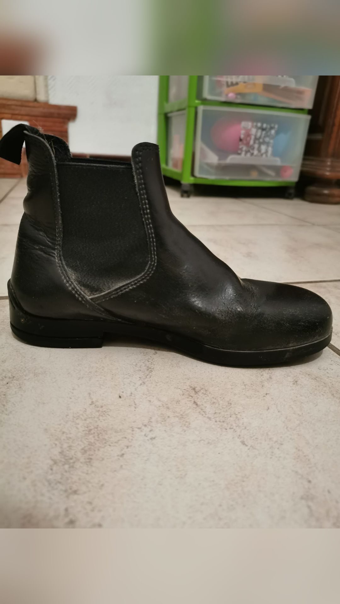 Boots noir, média 4