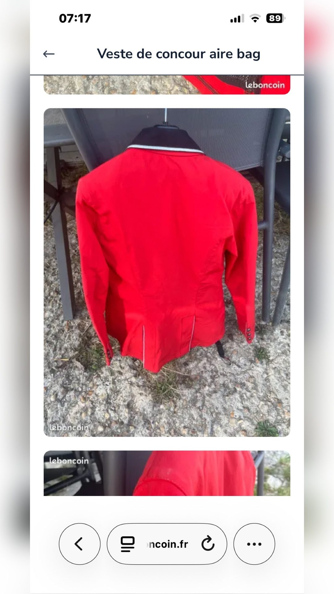 Veste airbag, média 3