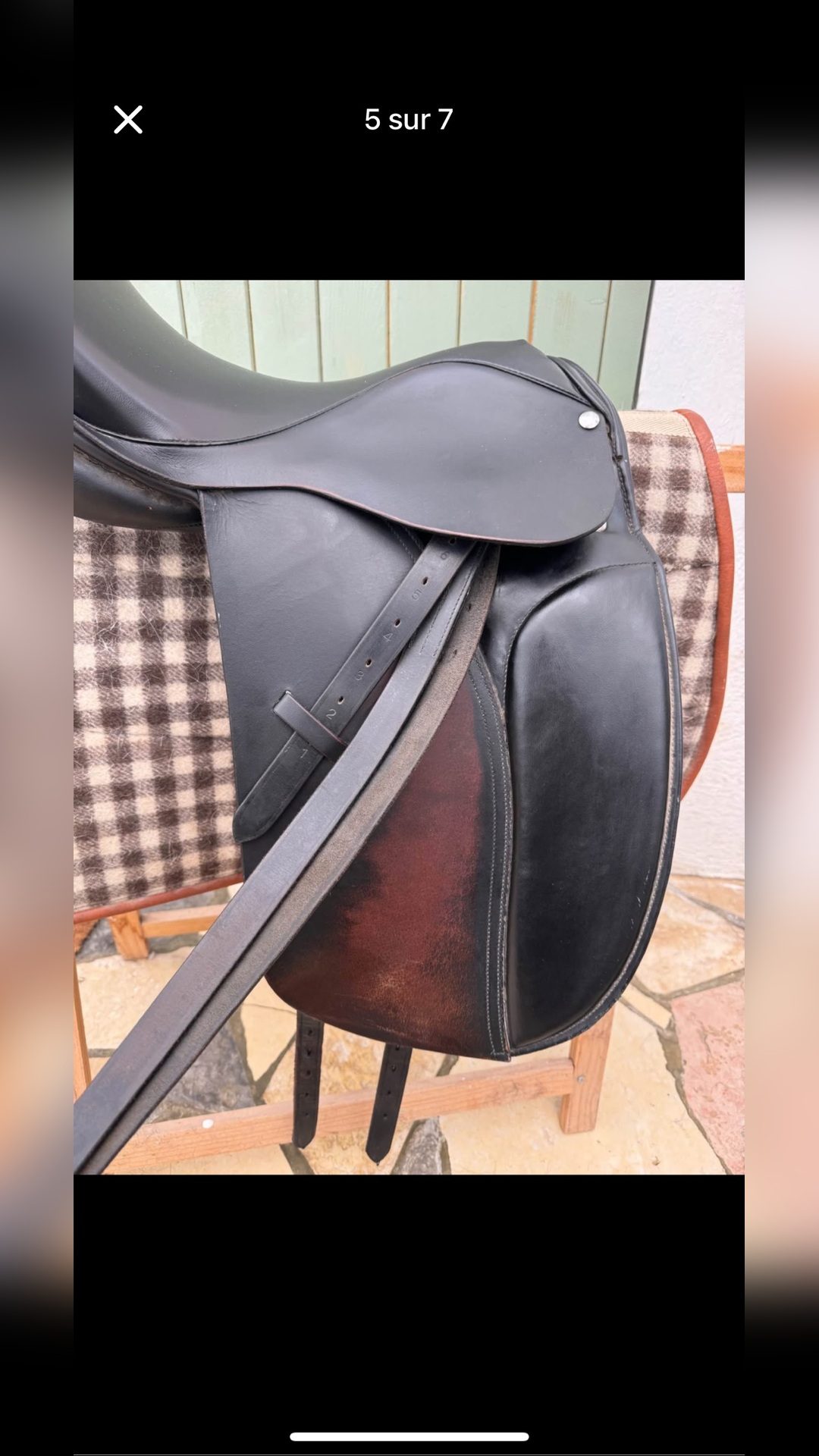 Selle dressage, média 5