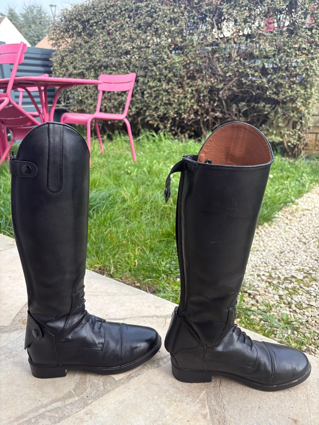 botte equitheme taille 37 noire, média 4
