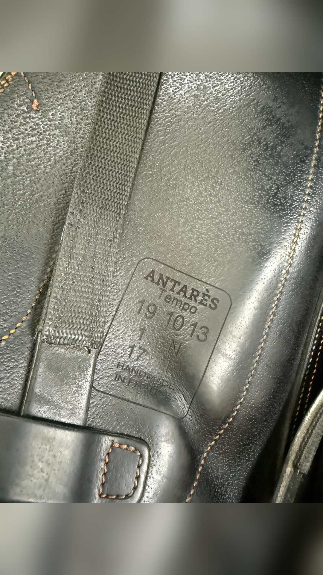 Selle Antarès modèle Tempo, média 5