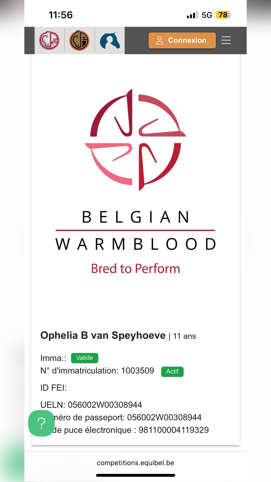 OPHELIA B VAN SPEYHOEVE, média 9