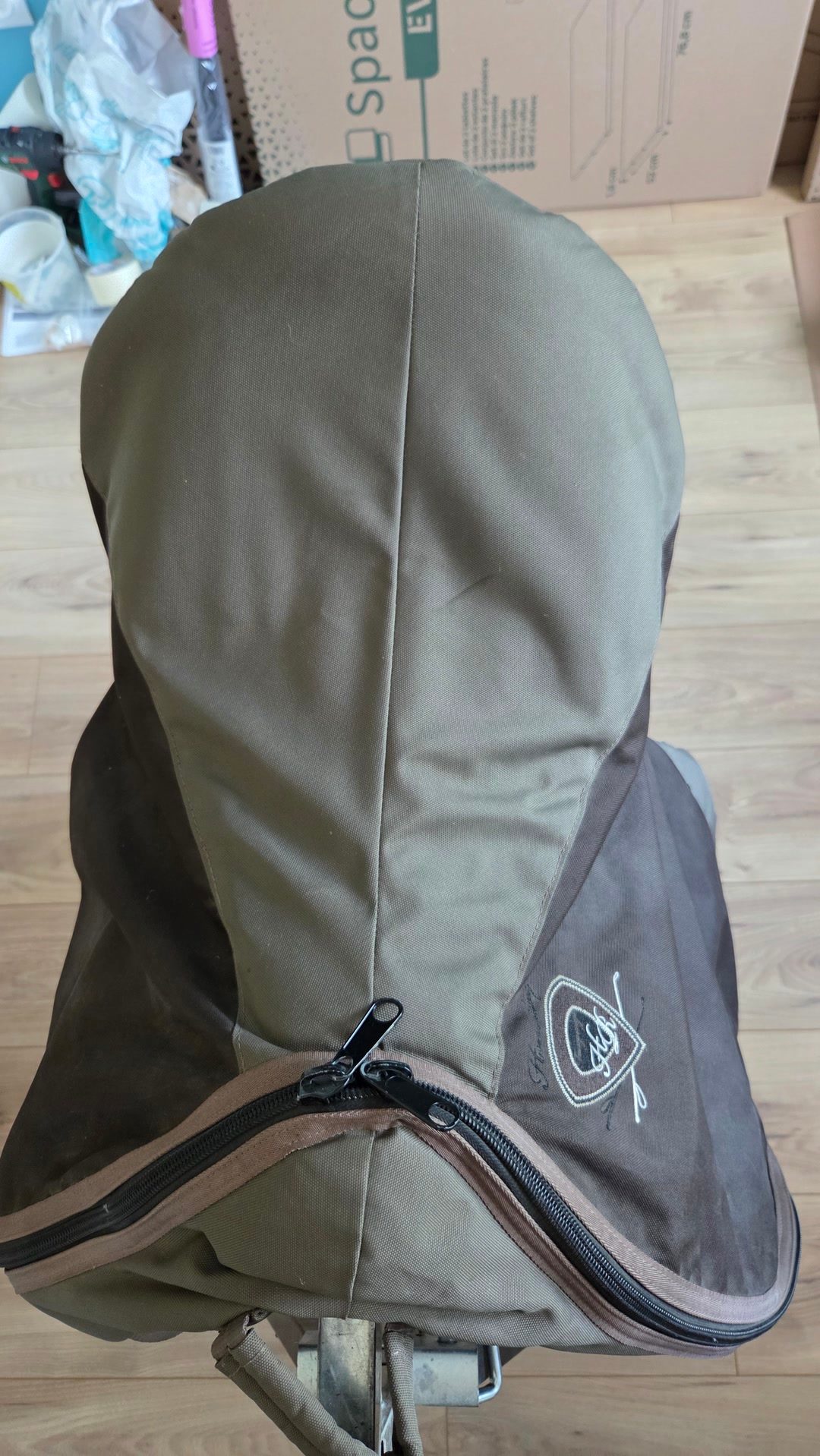 Selle cuir mixte 17,5 pouces, média 3