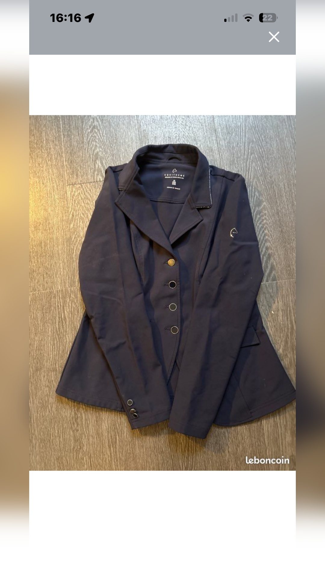 Veste de concours Equitheme 40 ladies, média 2
