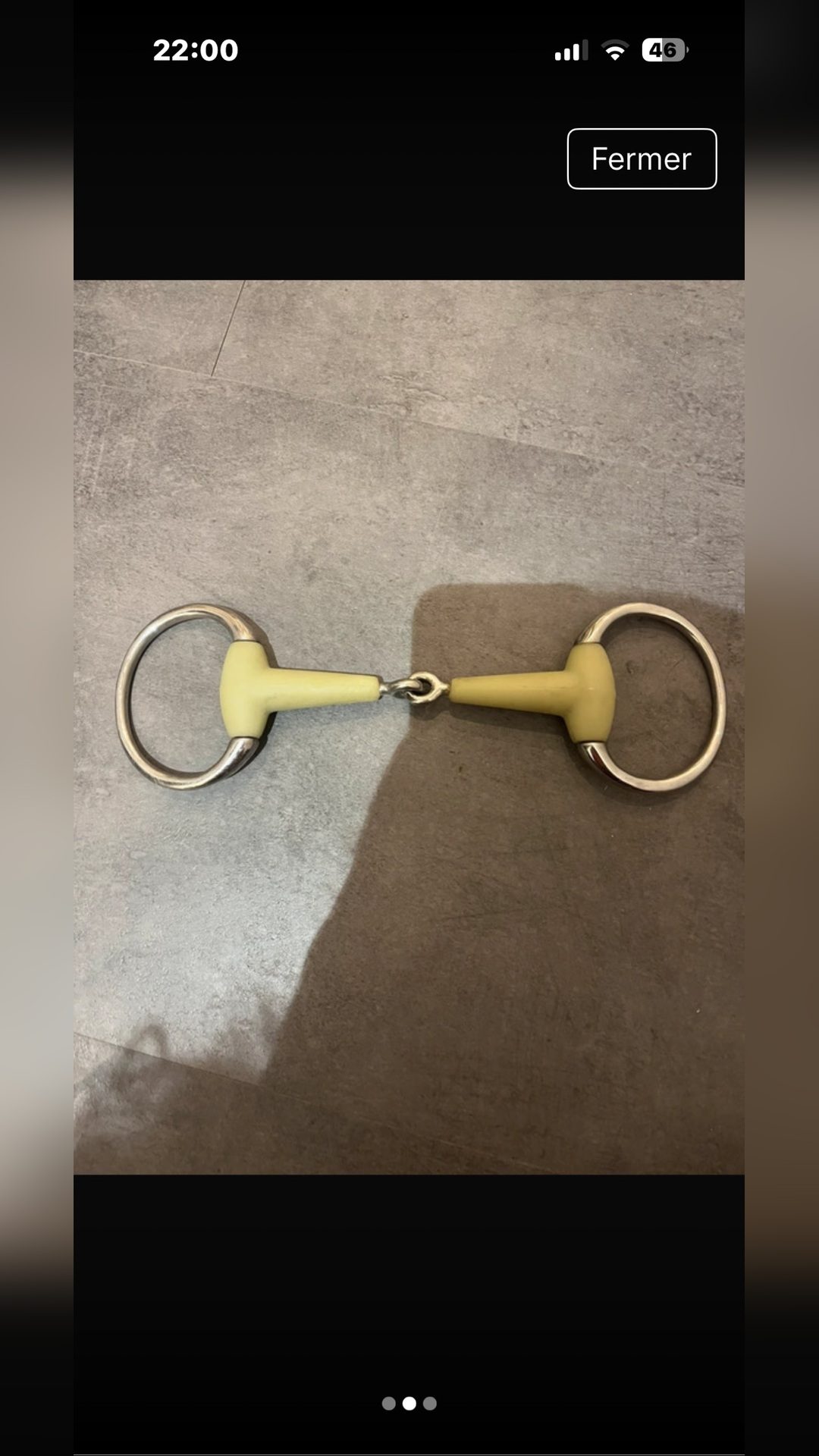 Mors goût pomme 12,5cm, média 2