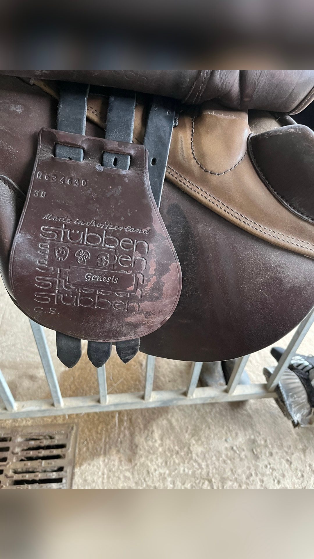 Selle CSO Stübben Prestige – Taille 18, média 7