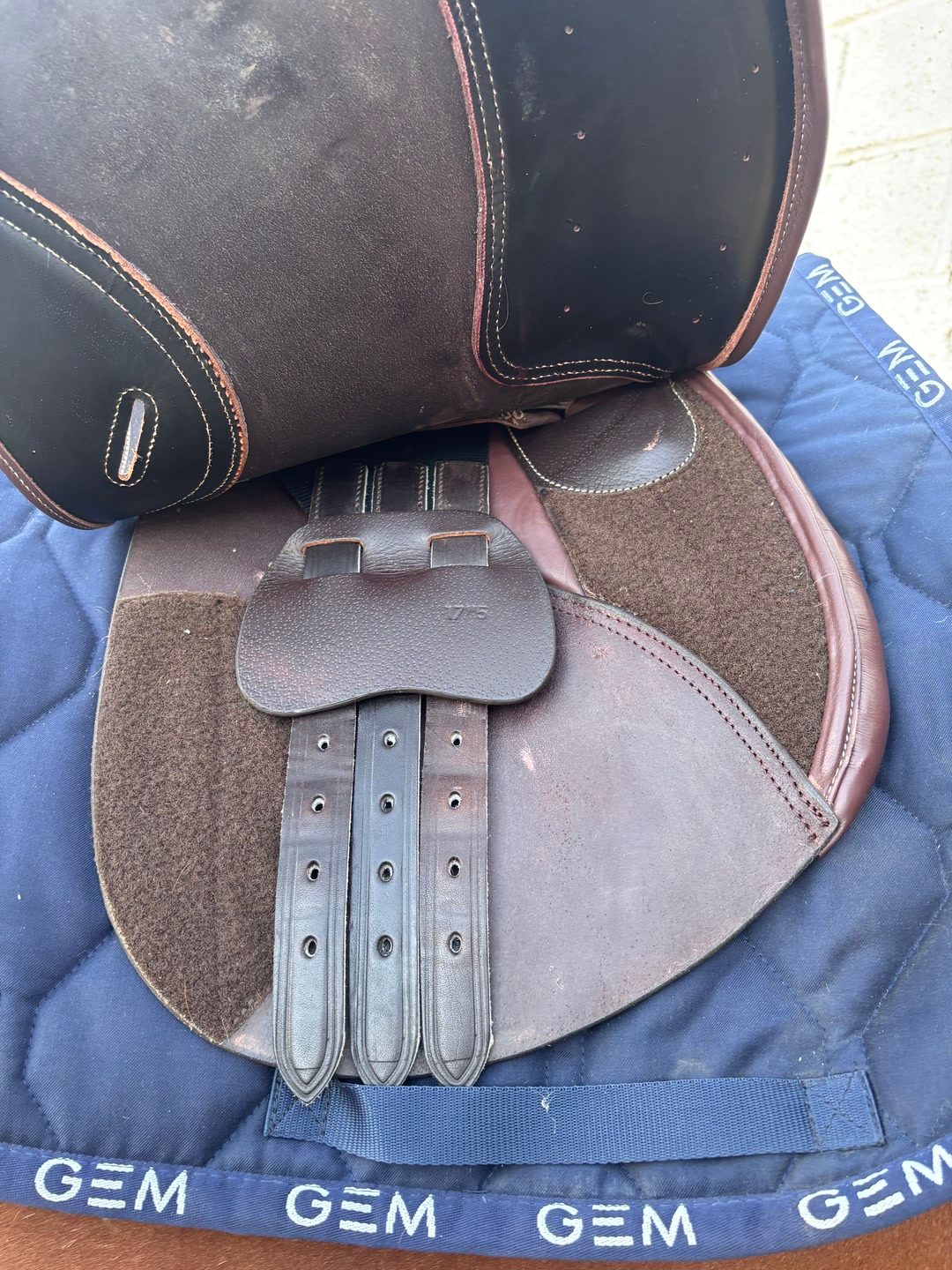 selle romeo cuir marron, média 6