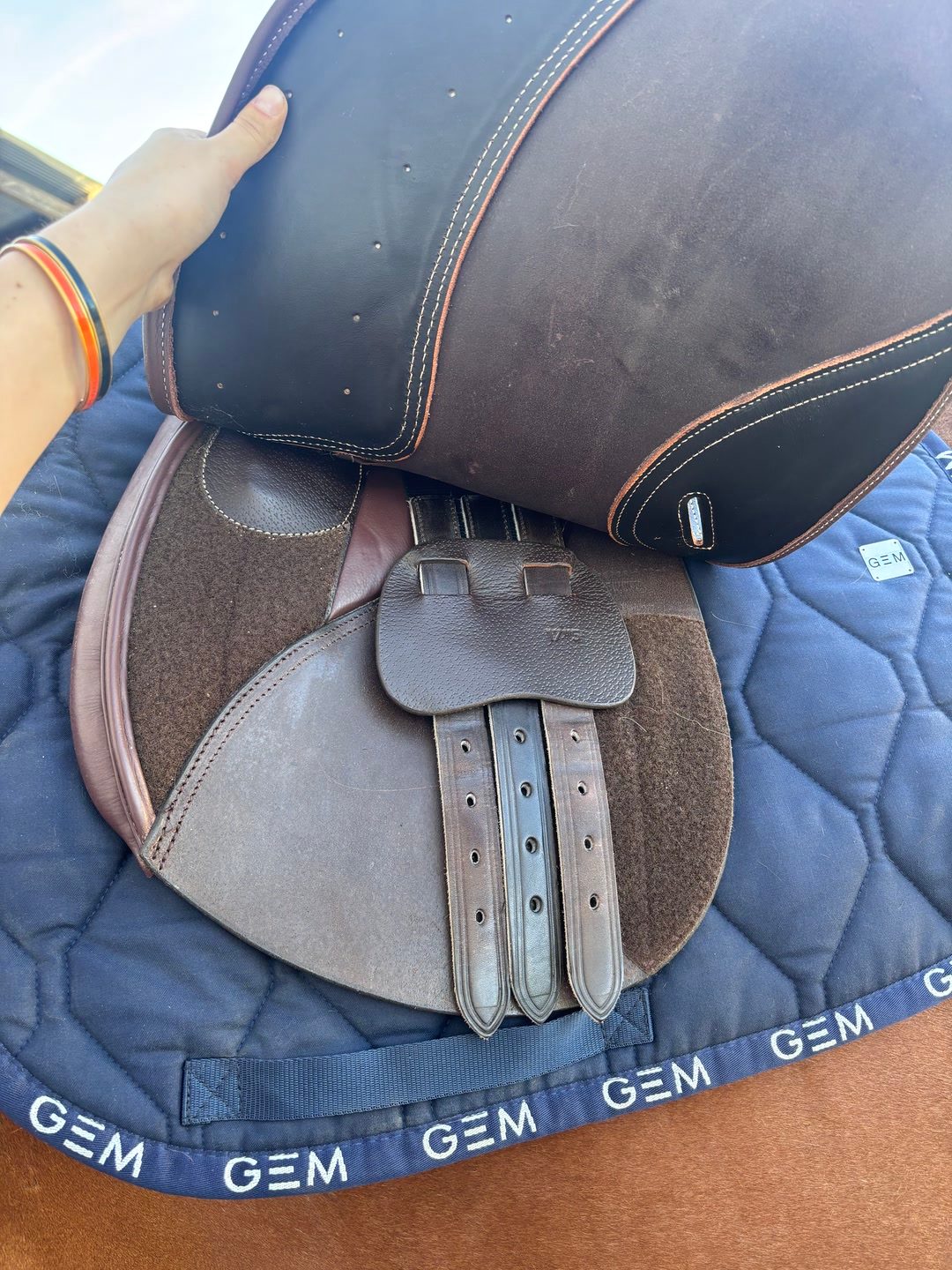 selle romeo cuir marron, média 5