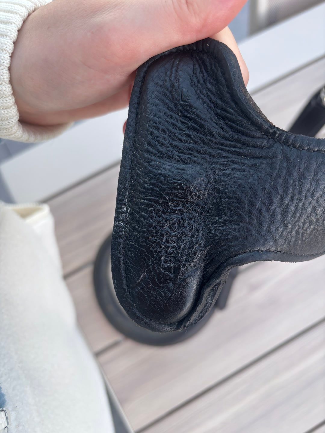 croupière poney cuir, média 3