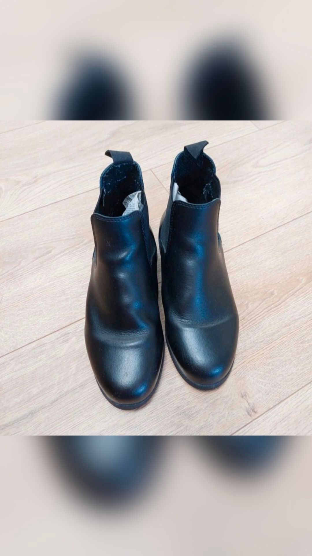 Bottines cuir noir Décathlon, média 4