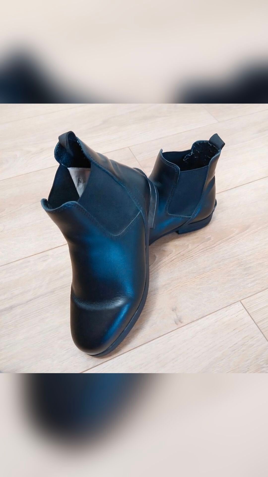 Bottines cuir noir Décathlon, média 5