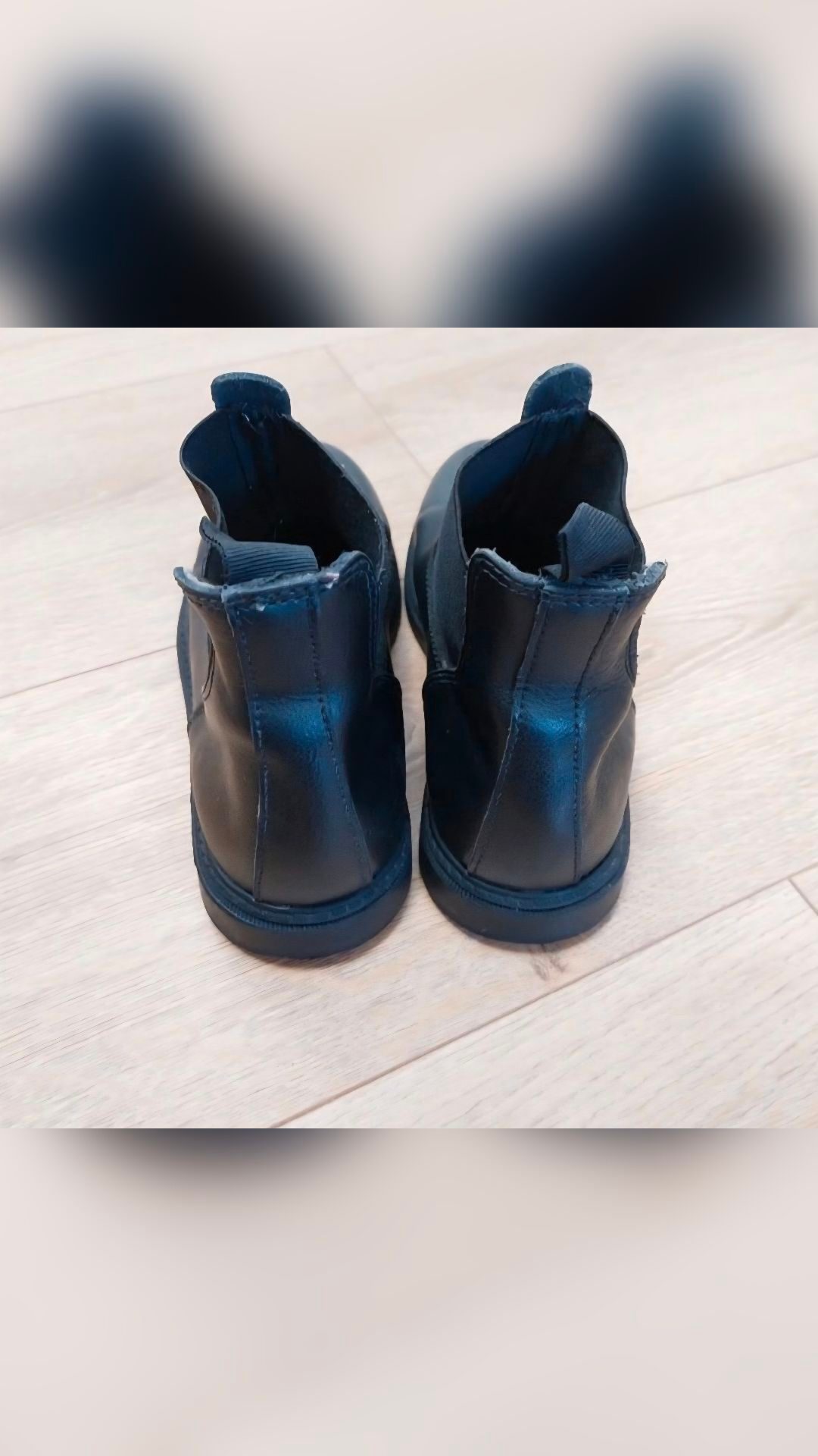 Bottines équitation cuir noir Fouganza, média 4