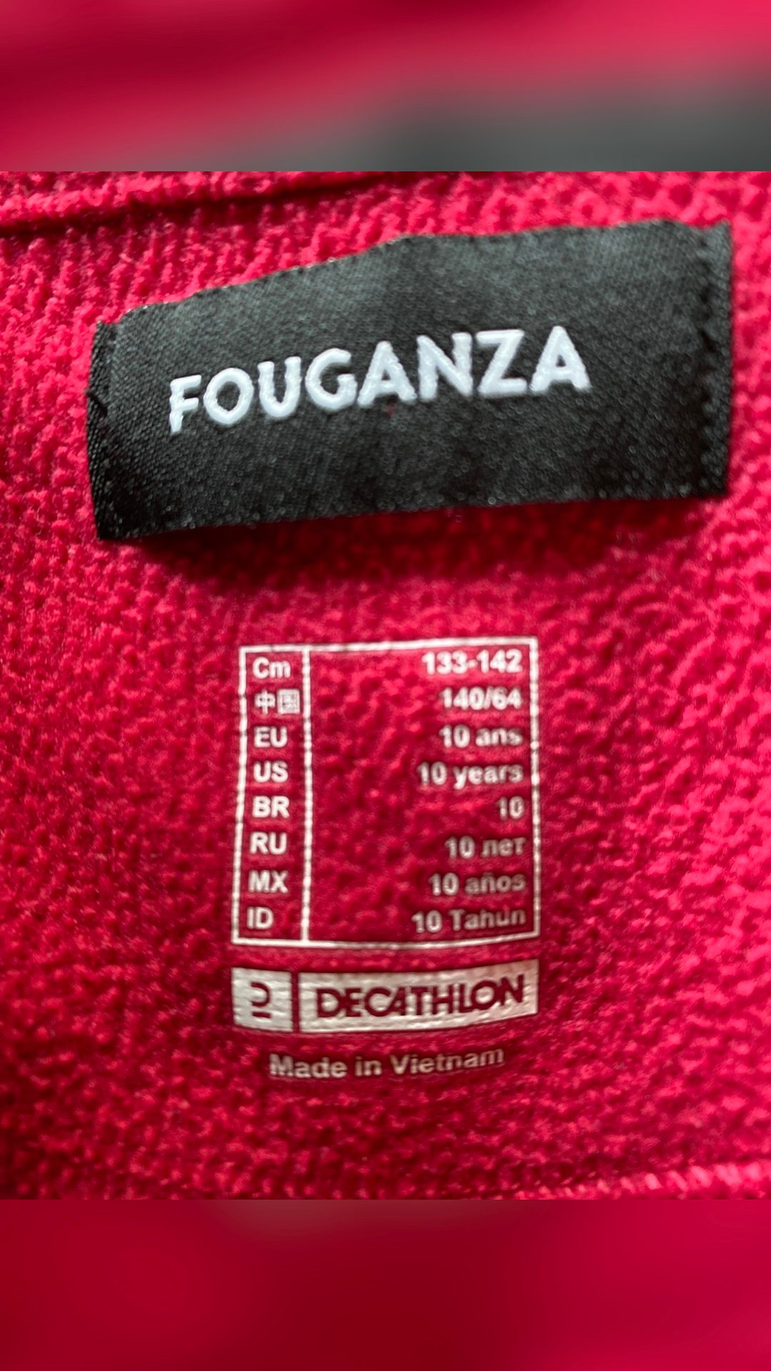 Gilet d’équitation chaud fuchsia – 10 ans, média 3