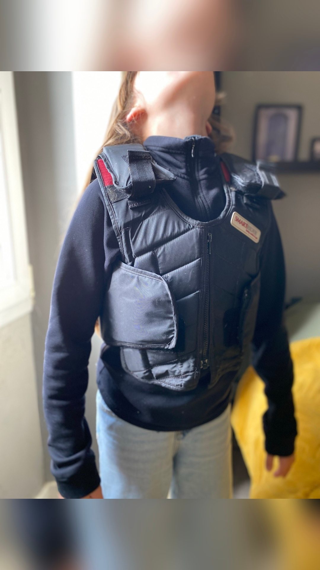 Gilet de protection équitation – Taille S – Noir, média 4