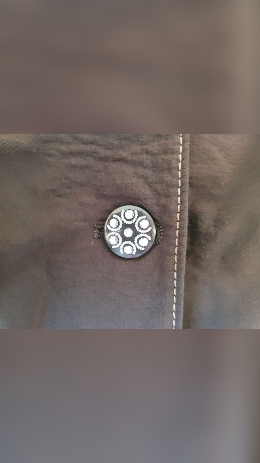 Veste de concours femme marron Komutekir, média 6