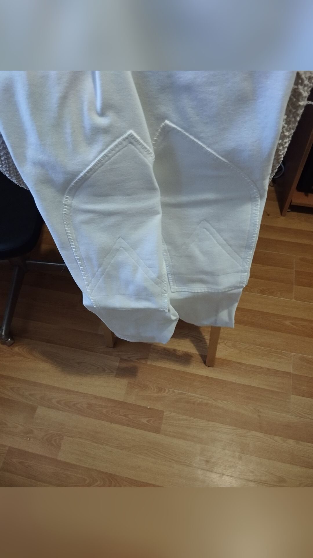 Pantalon d'équitation blanc, média 4