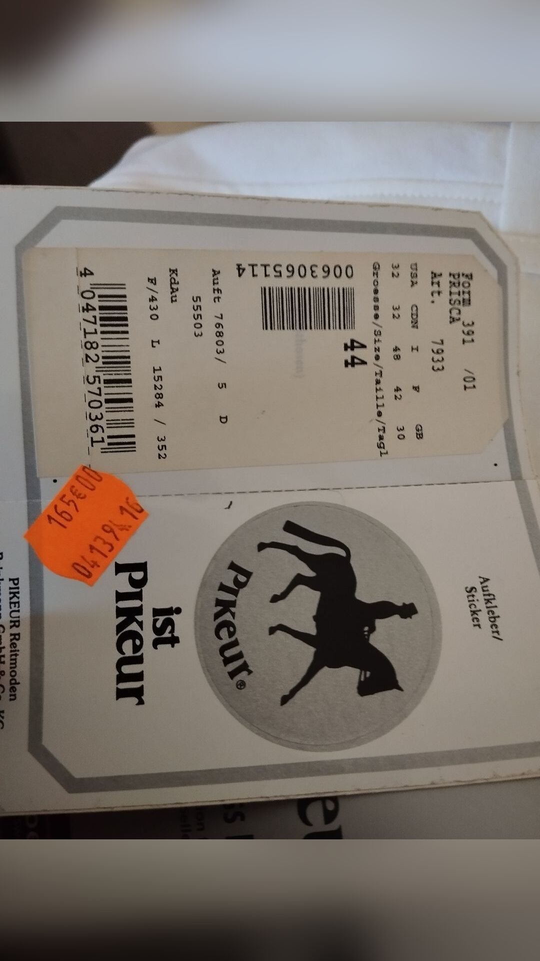 Pantalon d'équitation blanc, média 5