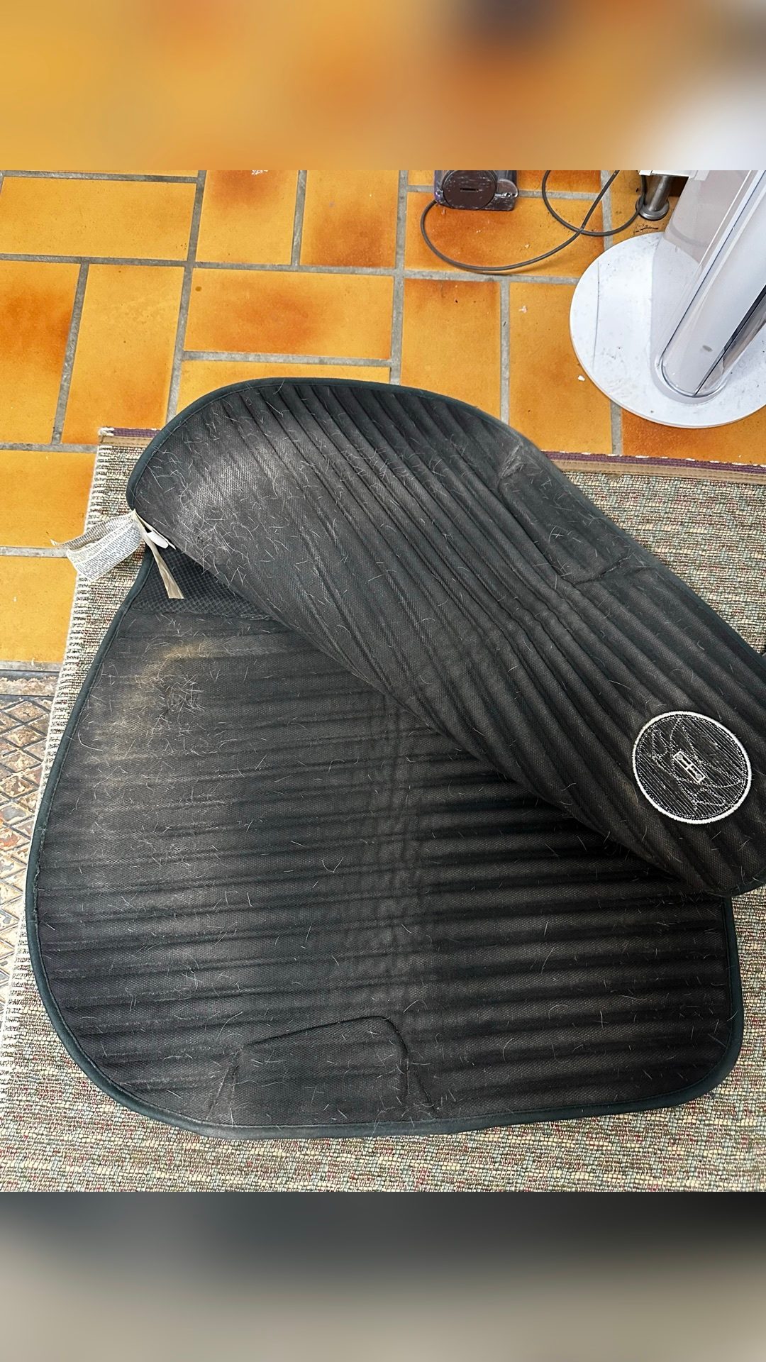 Tapis d’équitation Fouganza vert taille cheval, média 3