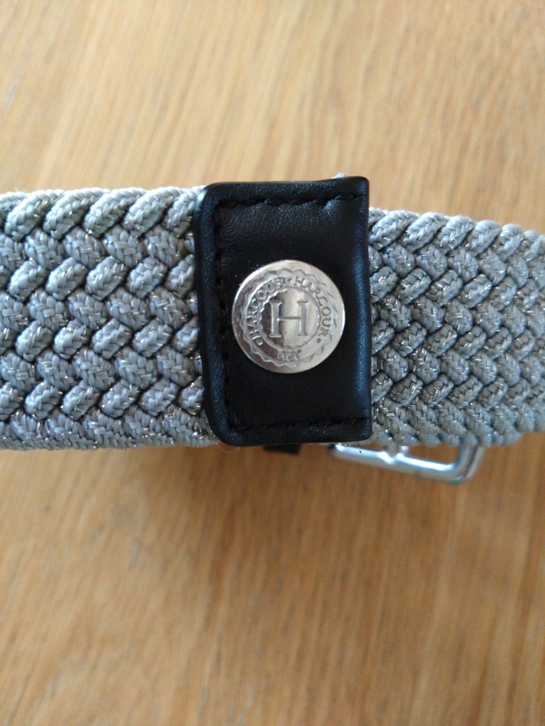Ceinture Harcour argentée, média 2