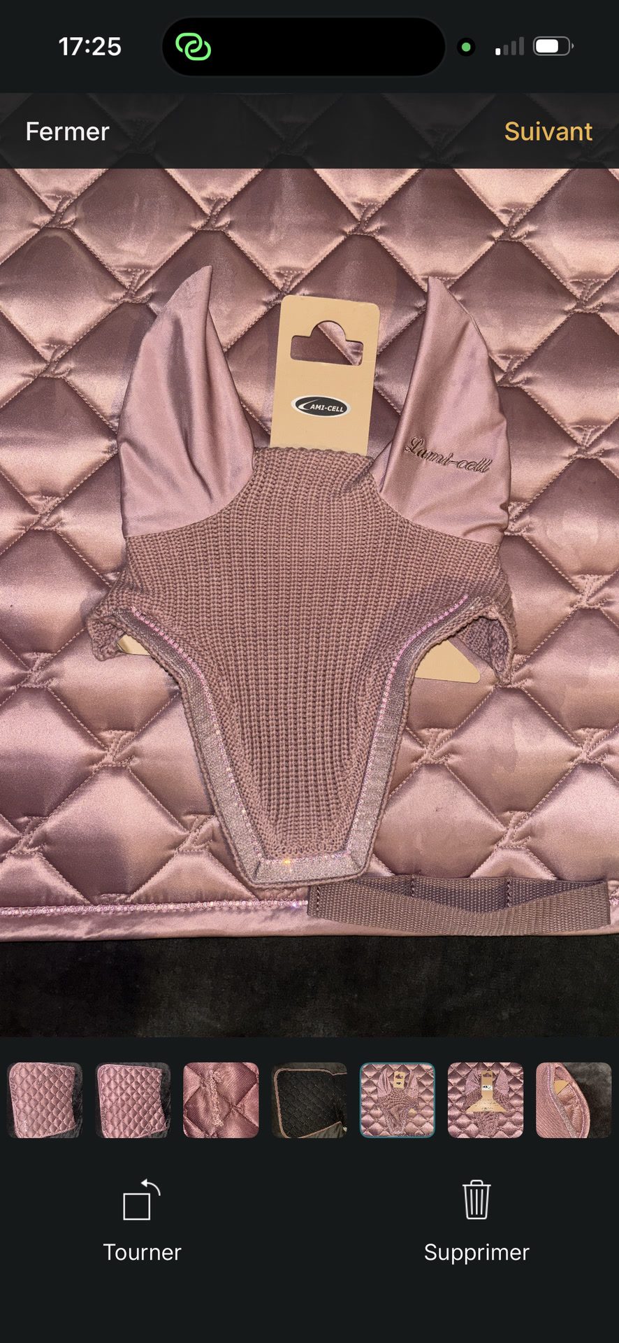 Bonnet et tapis lami-cell, média 5