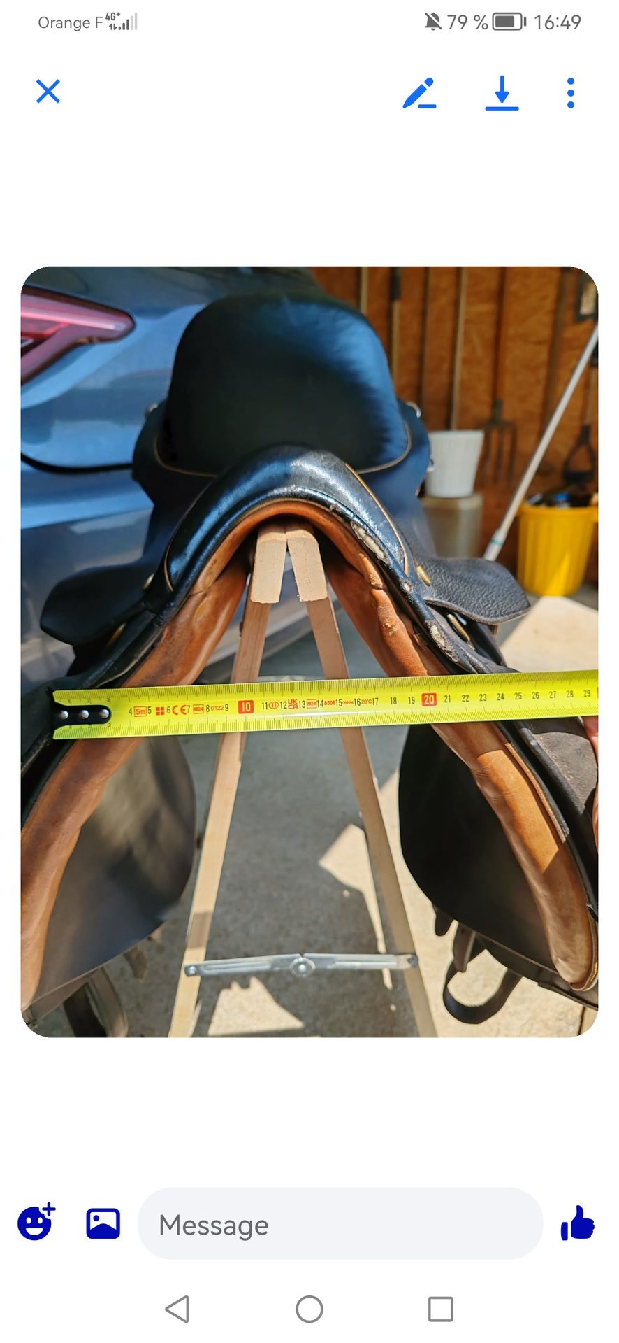 Selle 18 pouce, média 5