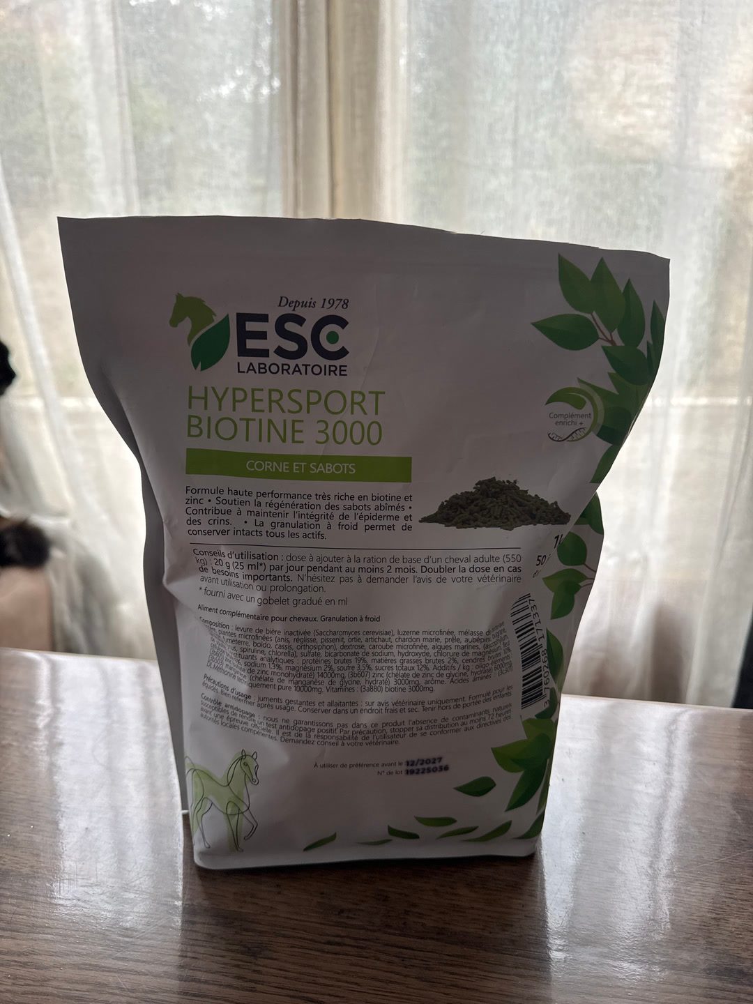 ESC Laboratoire – Hypersport Biotine 3000 🐴🌿, média 2