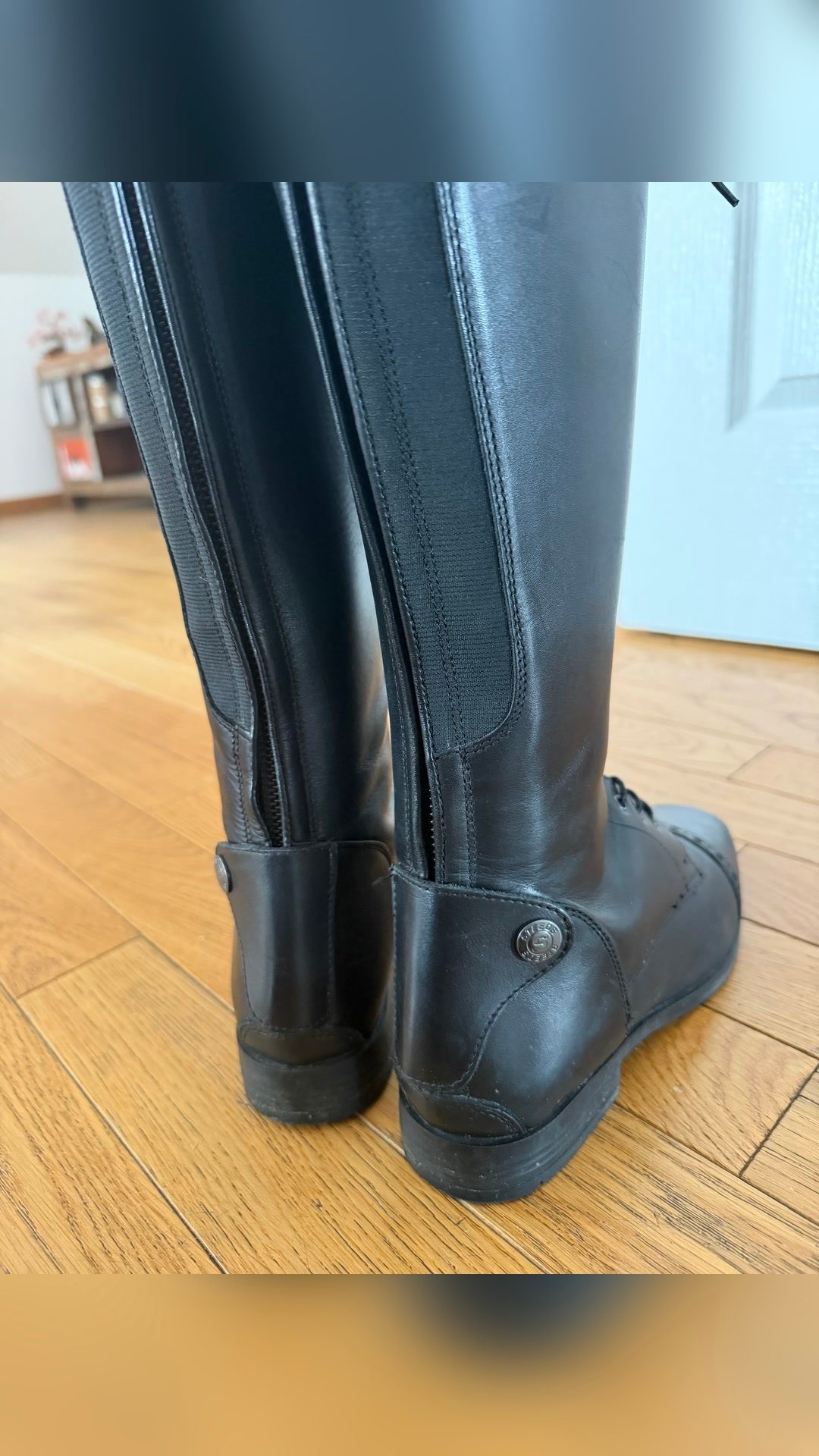 Bottes d'équitation Porto Alegre Steeds en cuir pointure 37, média 3