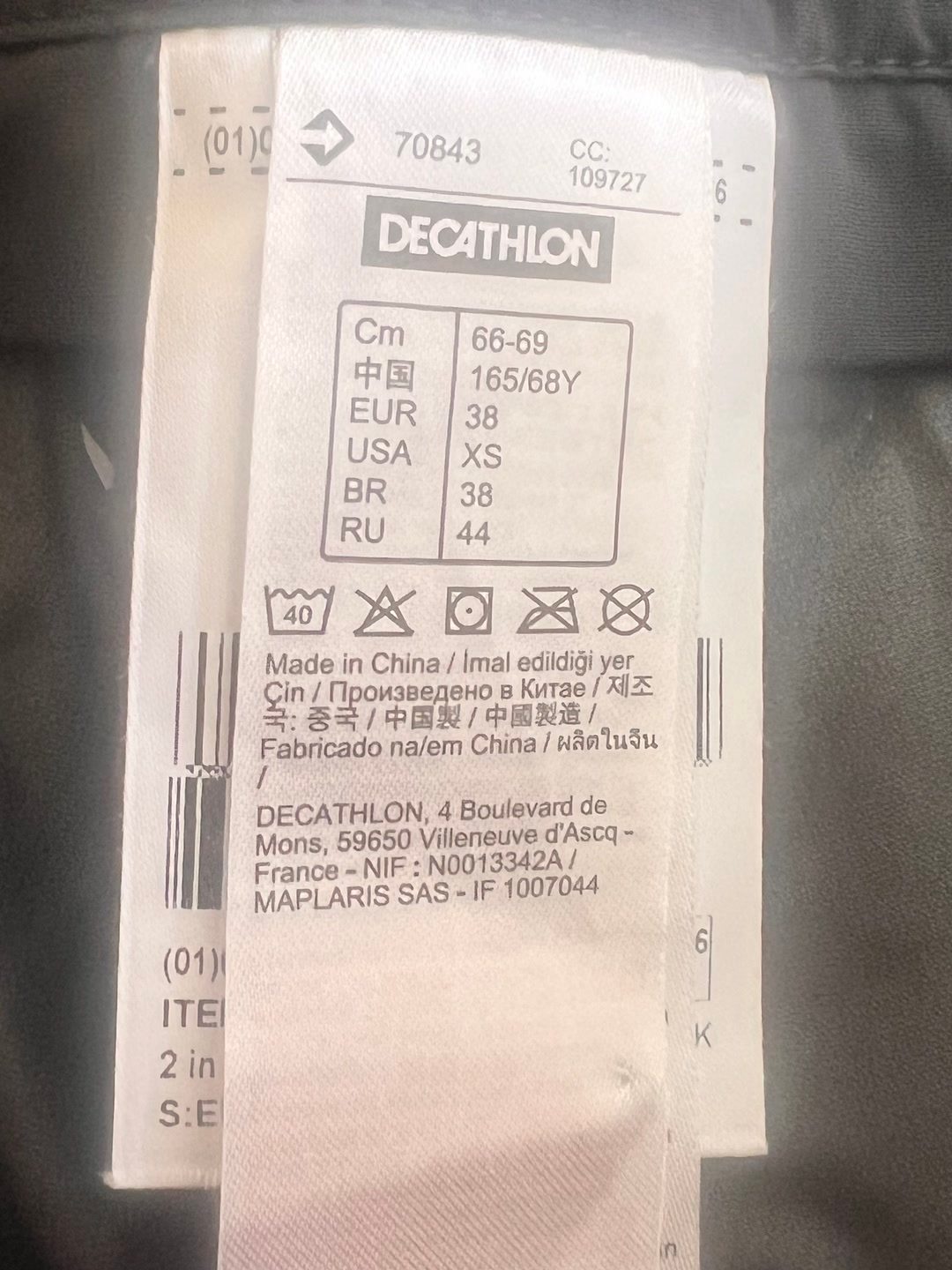 Sur pantalon 2 en 1 decathlon, média 4
