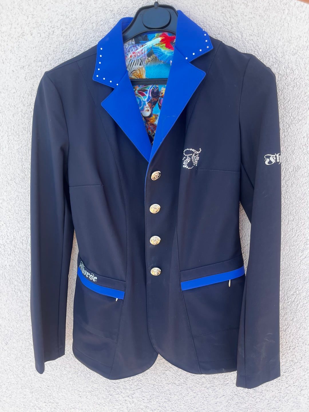 Veste de concours FHORSE bleu marine et bleu roi, média 3