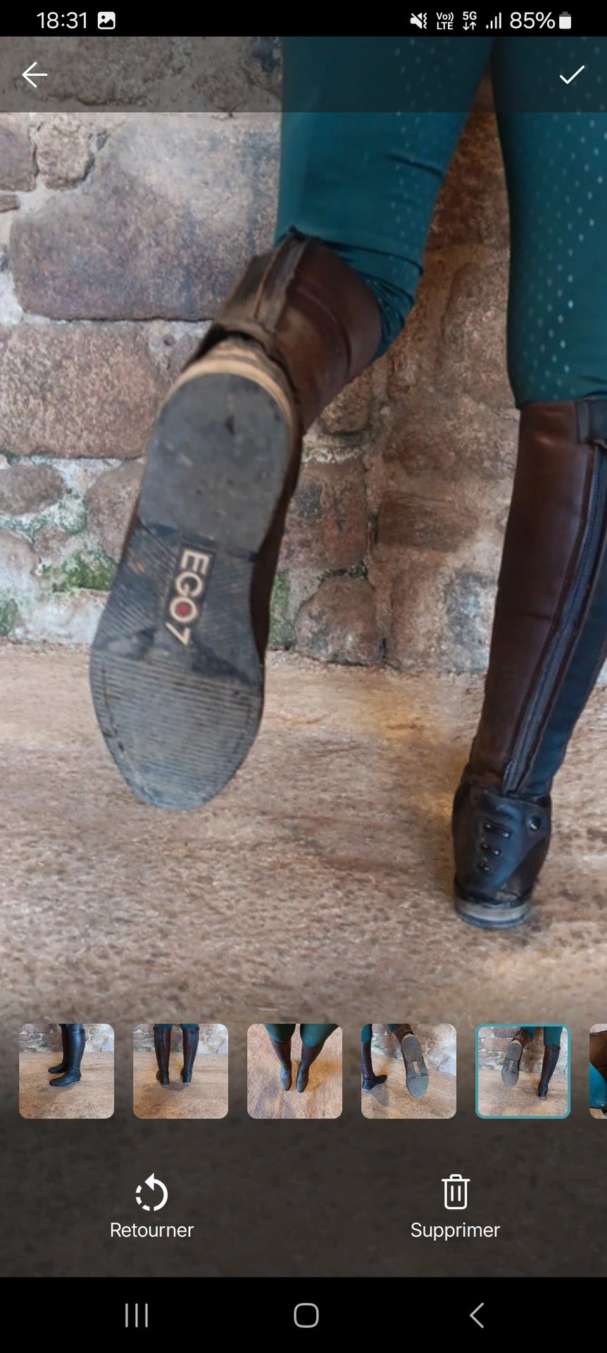 Bottes ego7, média 5