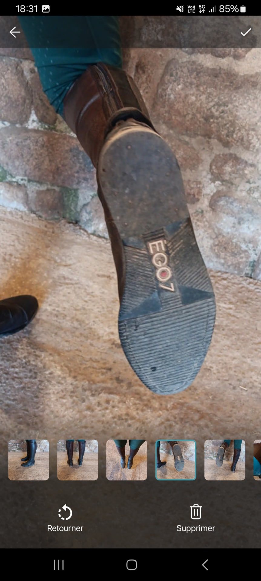 Bottes ego7, média 4