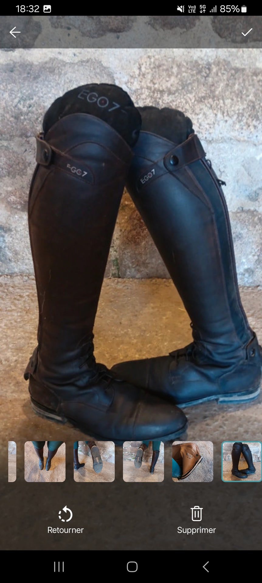 Bottes ego7, média 7