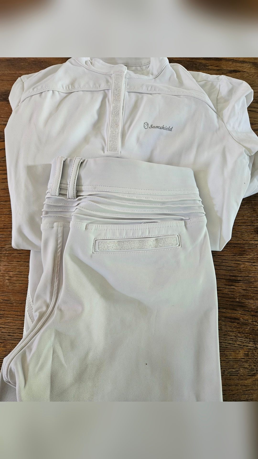 Pantalon blanc Samshield, média 5