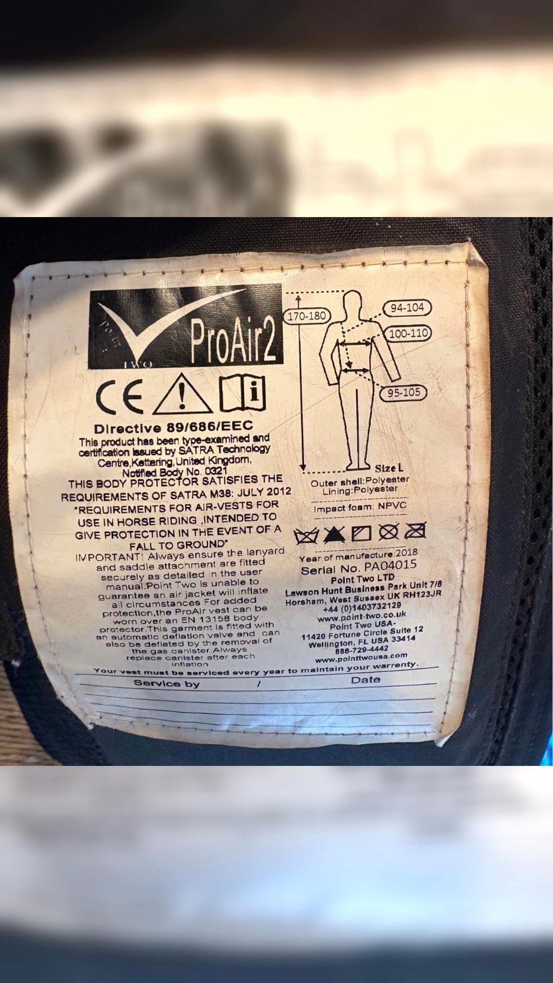 Gilet Air Bag taille L, média 2