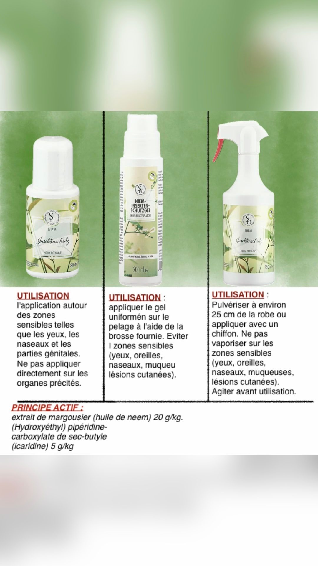 Kit anti insectes au neem, média 2