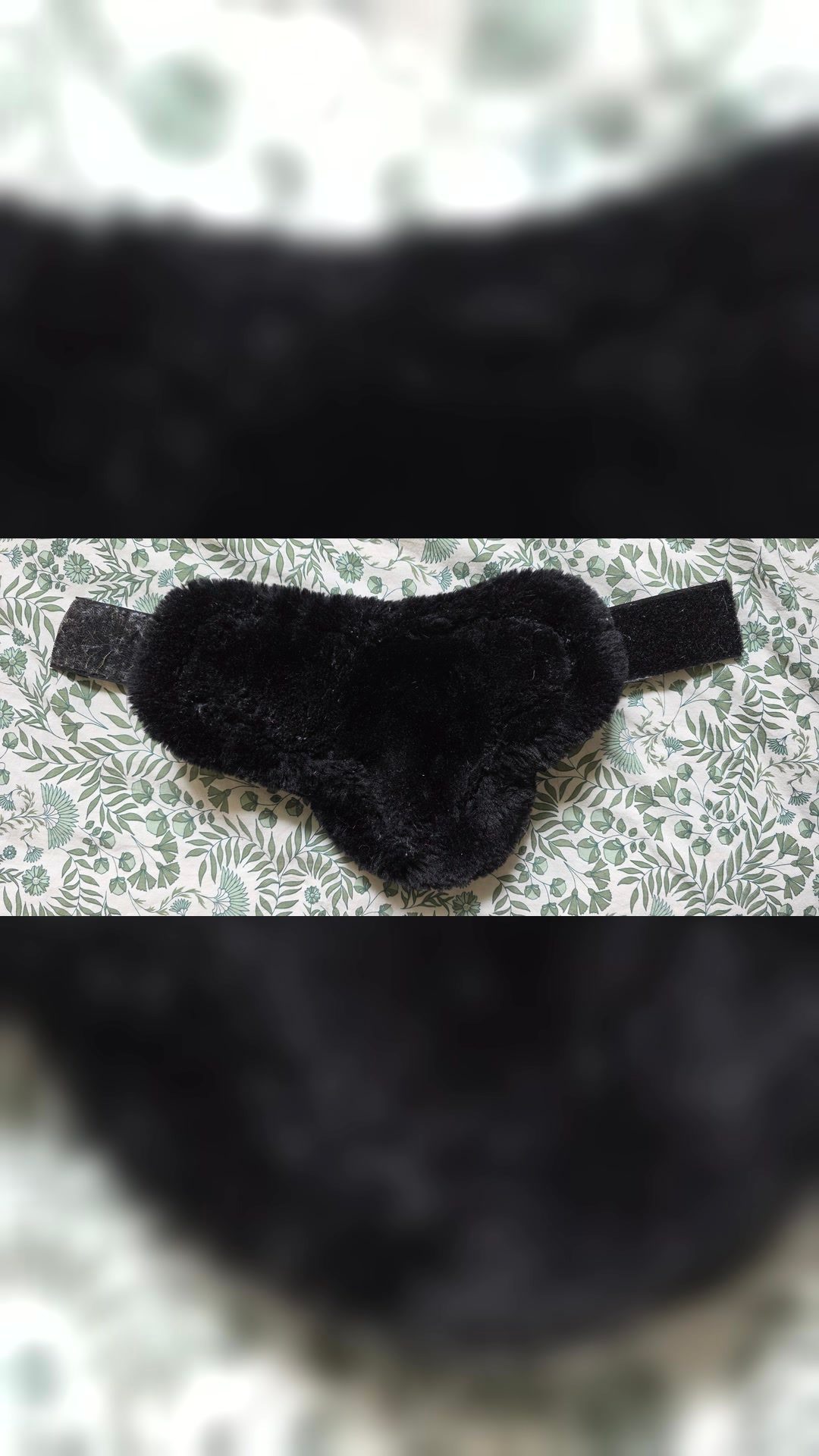 Kentucky Horsewear - Guêtres ouvertes mouton noir vegan Bamboo Elastique noir, média 5