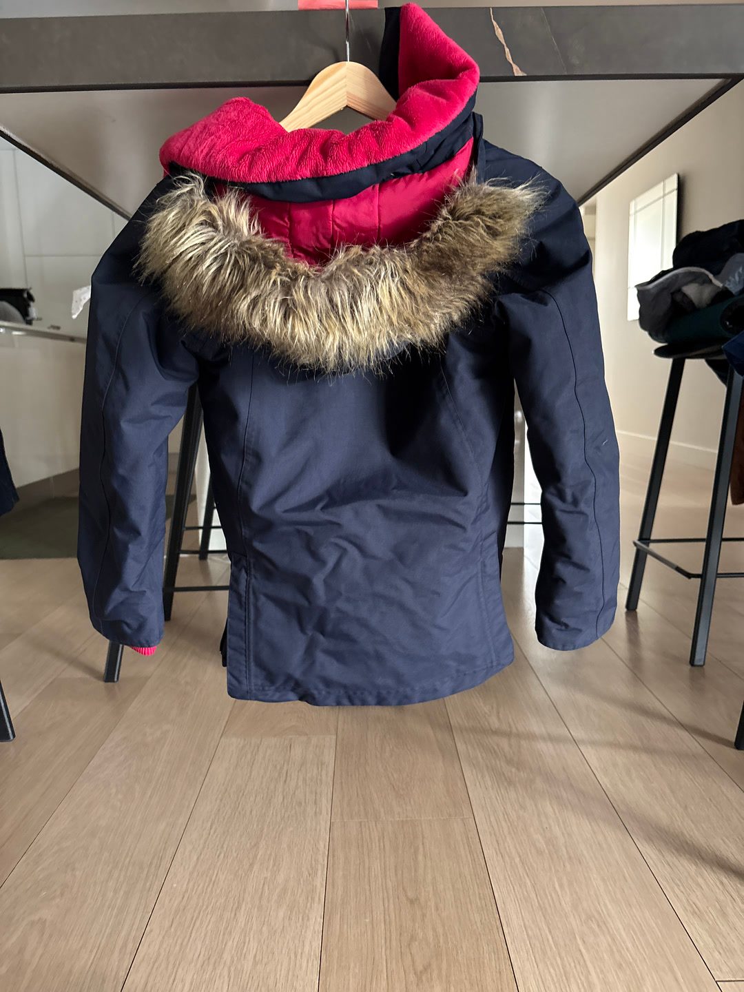 Manteau bleu marine fouganza, média 2