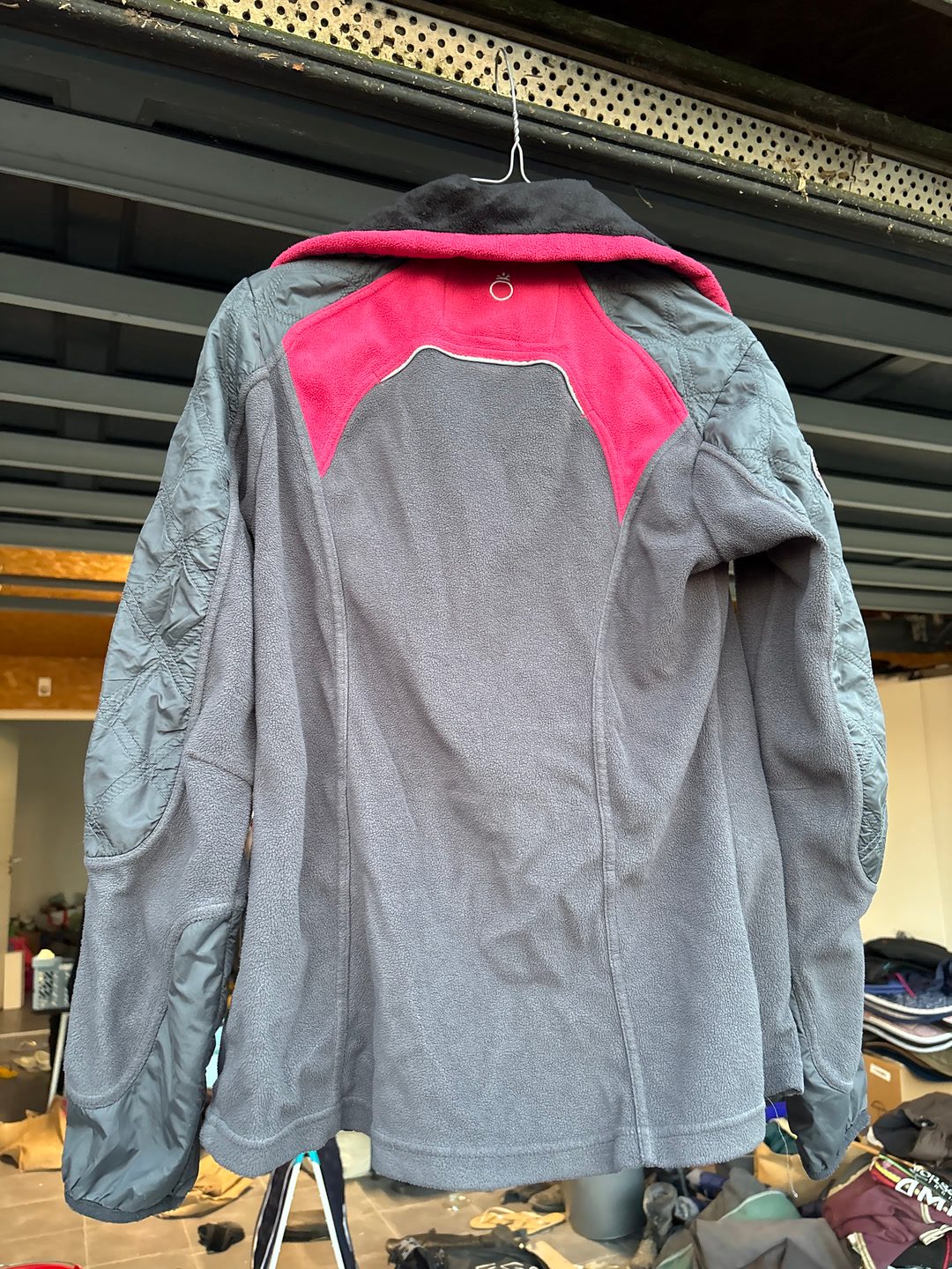 Gilet gris et rose fouganza, média 2