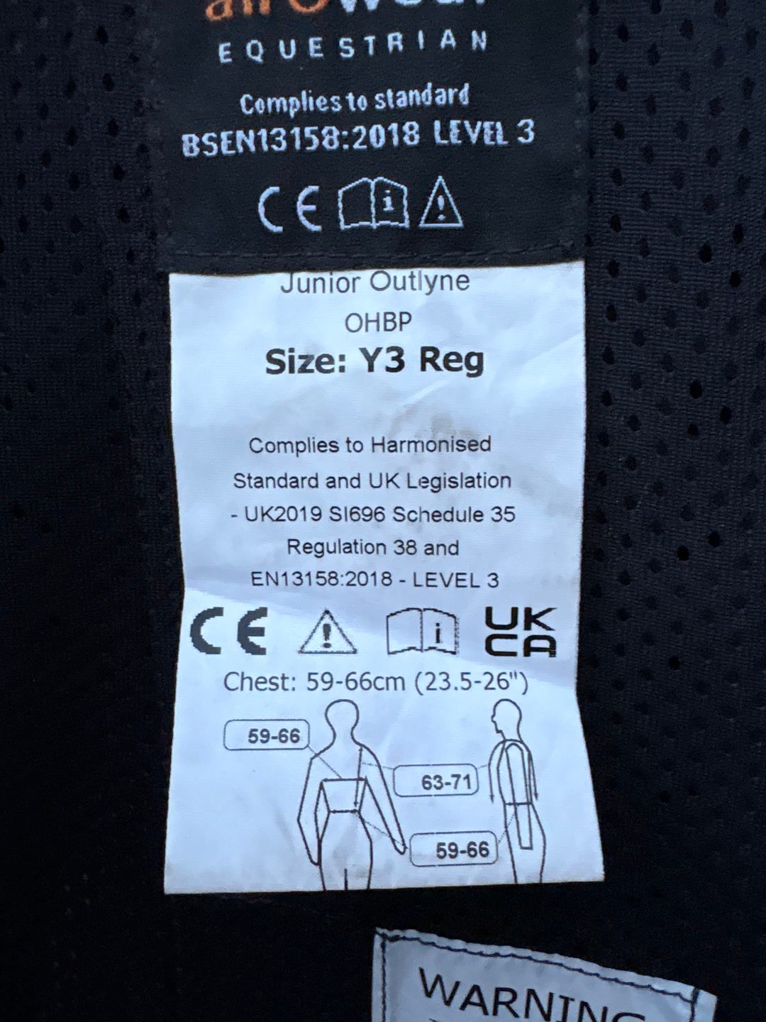 Gilet de cross airowear, média 4