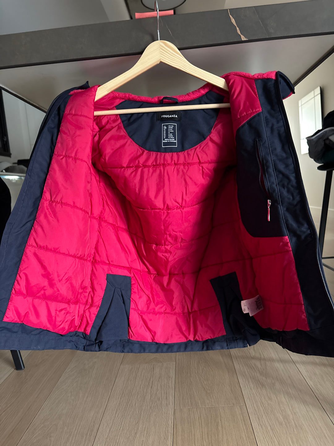 Manteau bleu marine fouganza, média 3