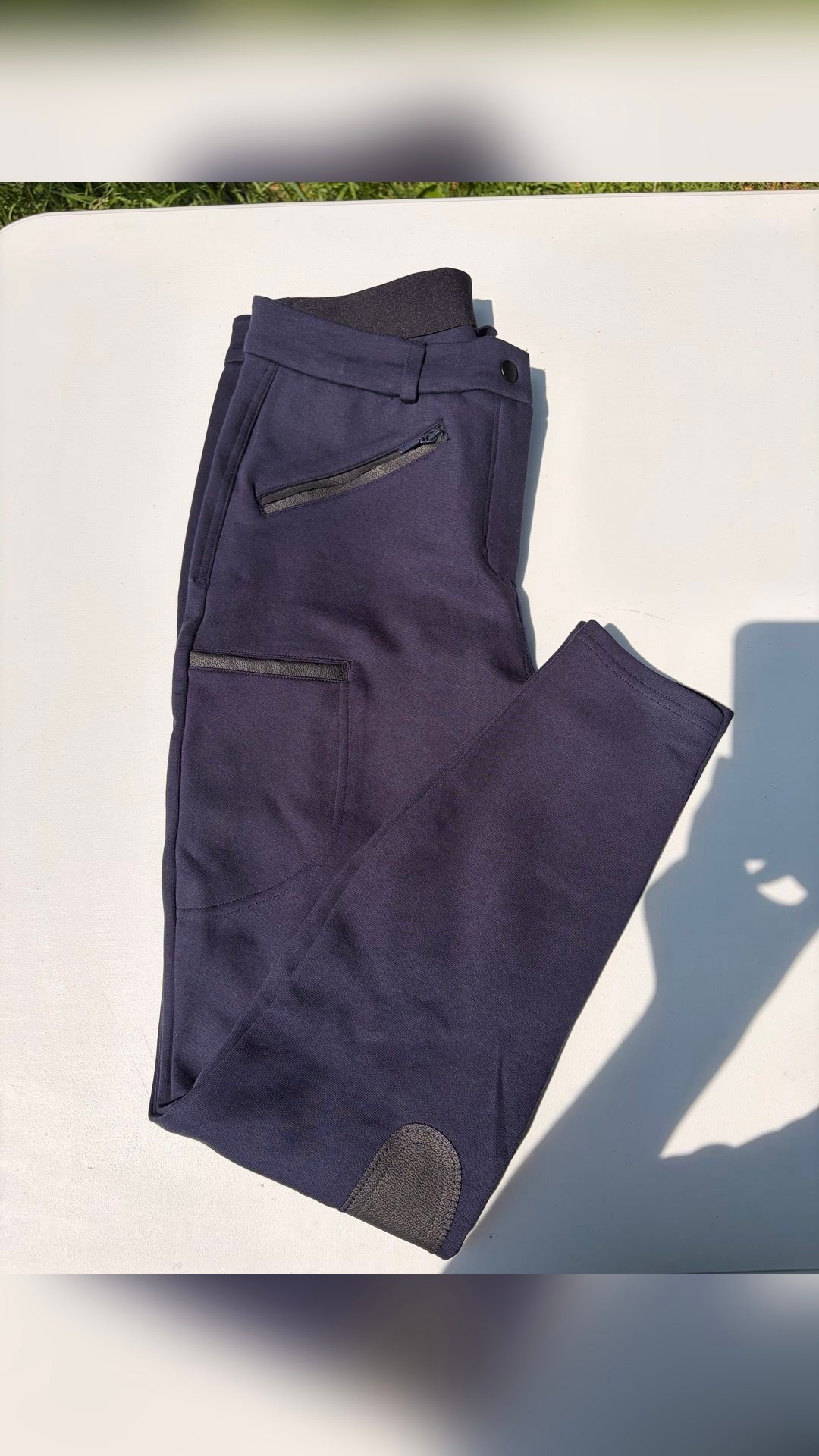 Pantalon d’équitation Fouganza bleu marine – neuf jamais porté – taille XL, média 2