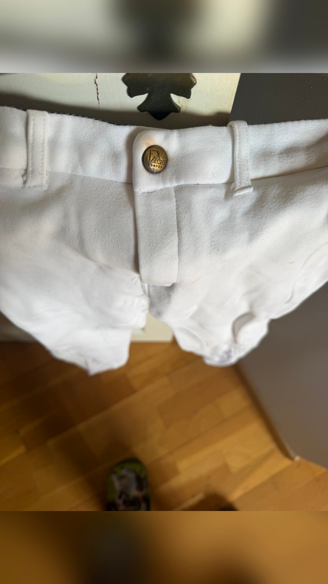 Pantalon blanc 8 ans, média 8