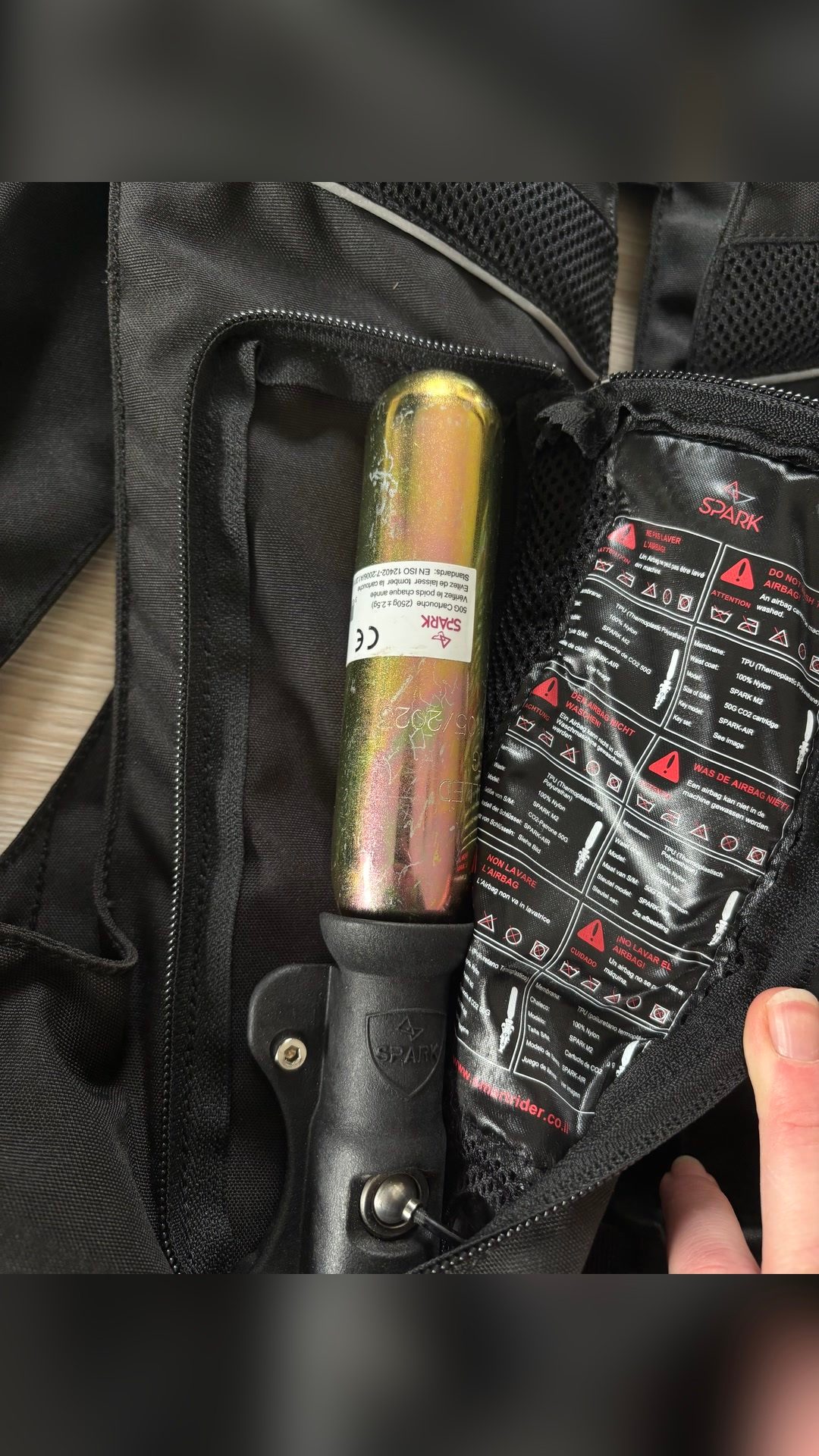 Airbag Spark 2, média 3